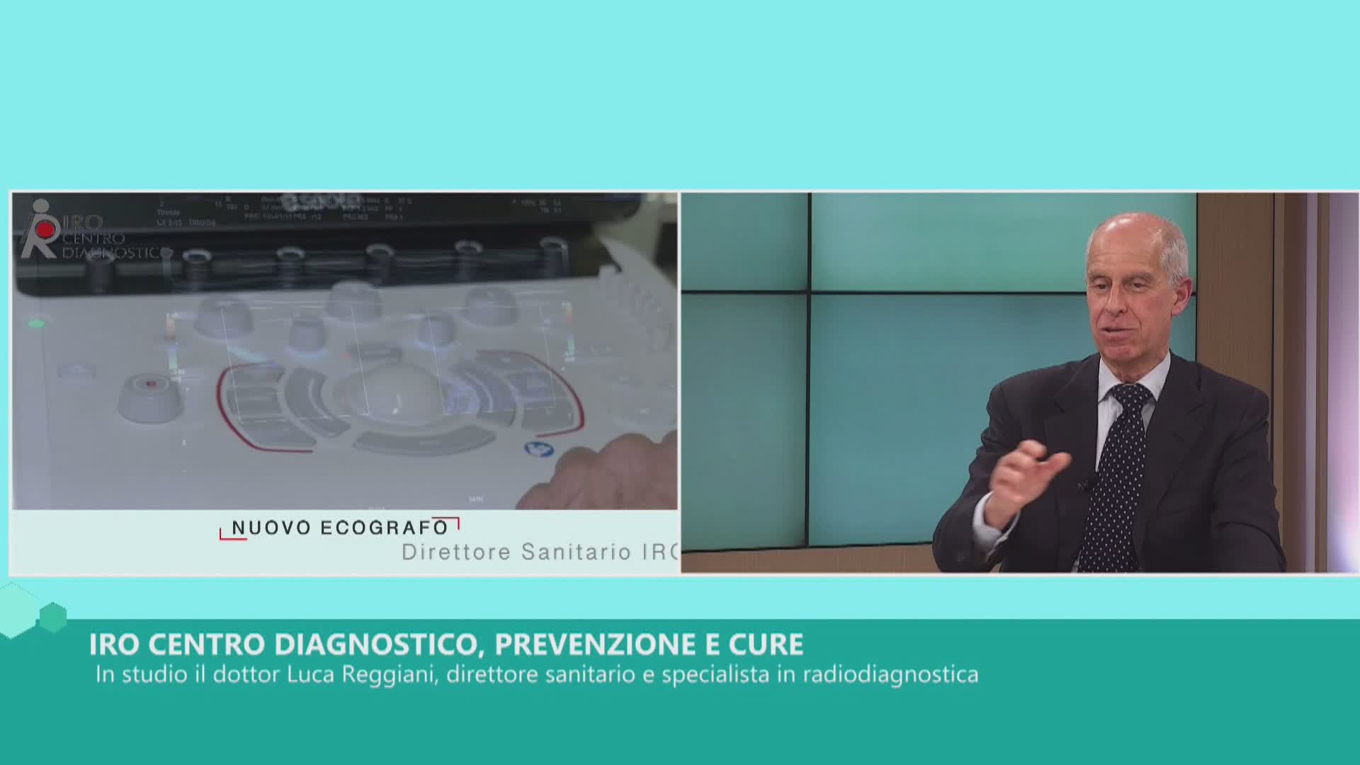Iro Centro Diagnostico, prevenzione e cure: in studio il direttore Luca Reggiani