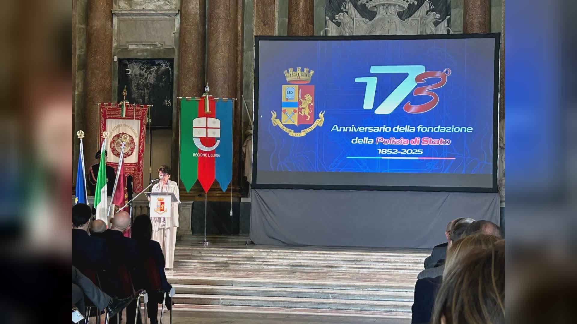 Genova celebra i 173 anni della Polizia tra numeri, testimonianze e impegno