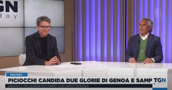 Amministrative Genova, due glorie di Genoa e Samp in campo per Piciocchi