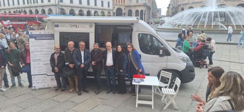 Genova, presentati sportello informativo mobile per persone migranti e centro servizi di prima accoglienza