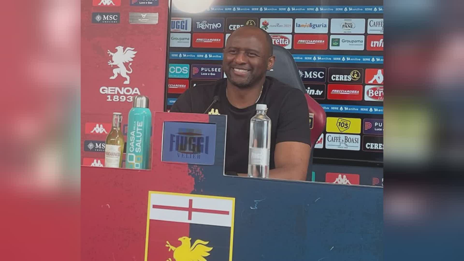 Vieira sfida il Verona: “Vogliamo  fare punti, Malinovskyi ko, Badelj pronto. Futuro? Sono concentrato sul Genoa”