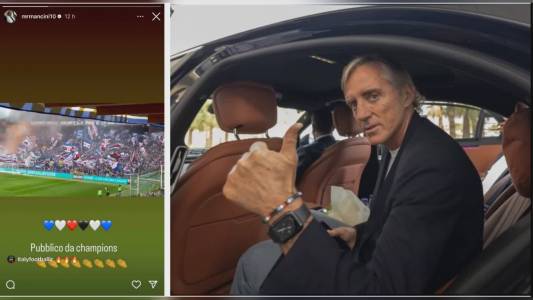 Sampdoria, Mancini festeggia su Instagram: "Pubblico da Champions"