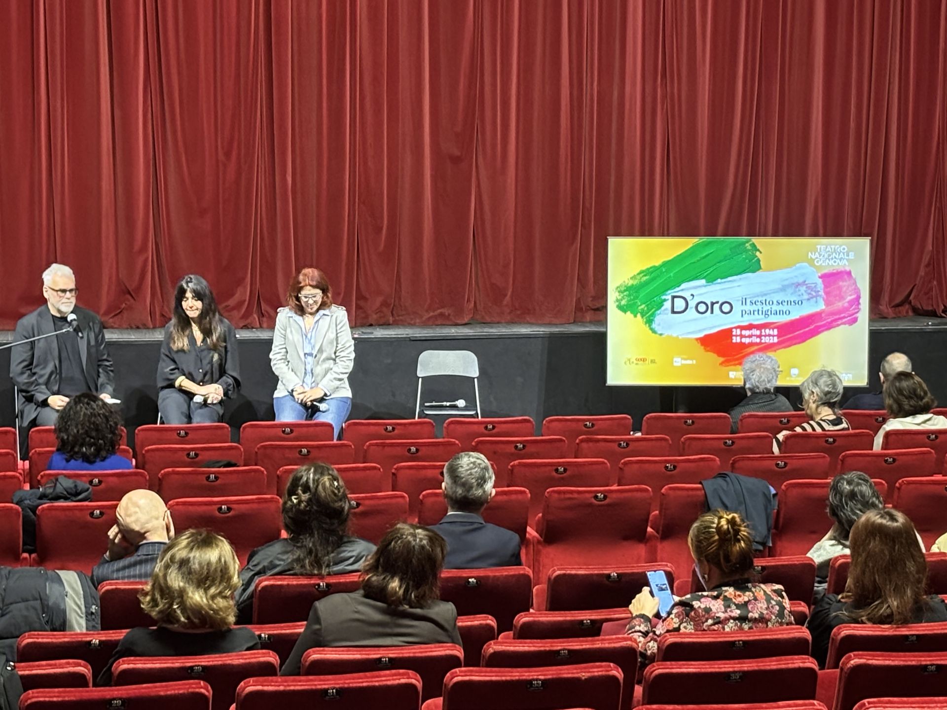 25 aprile, “D’Oro. Il sesto senso partigiano”: conto alla rovescia per lo spettacolo al Teatro Nazionale di Genova
