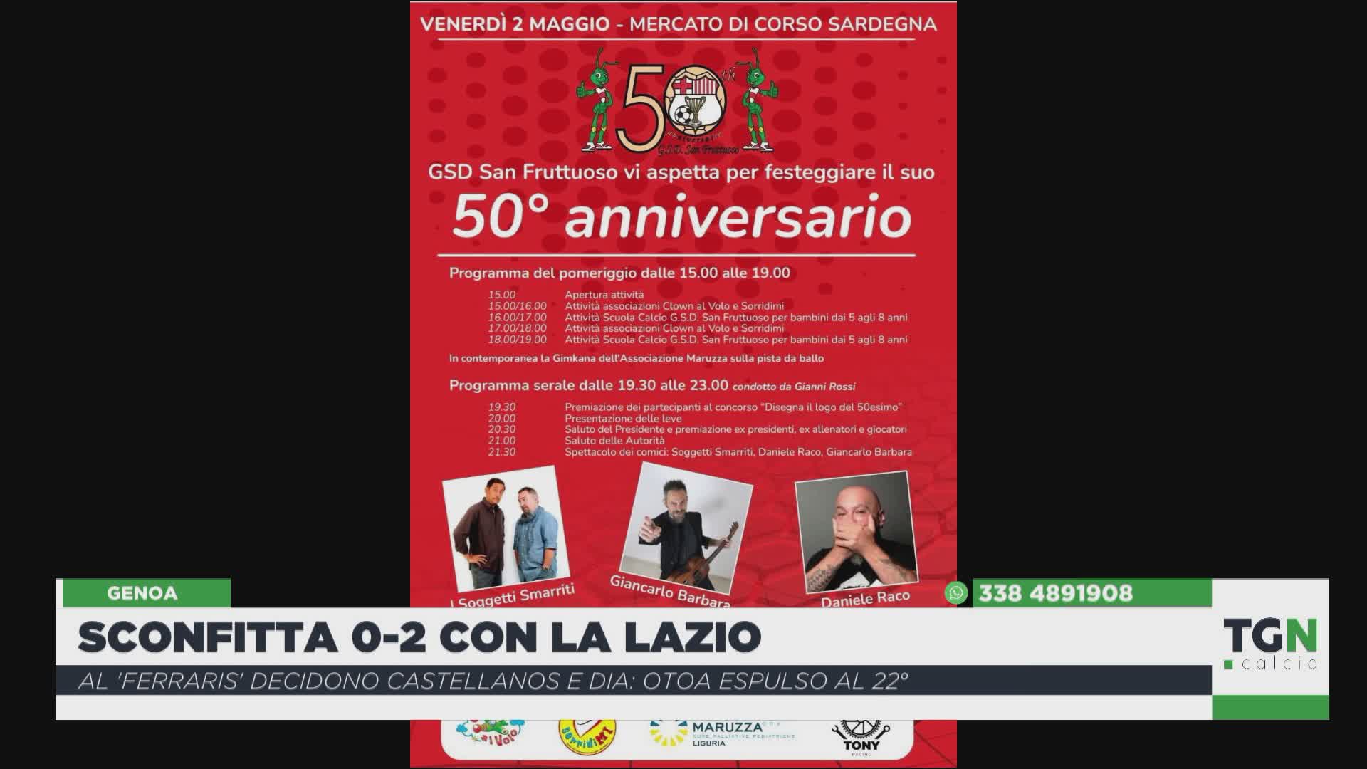 Il G.S.D San Fruttuoso compie 50 anni: venerdì 2 maggio l'evento al Mercato di Corso Sardegna