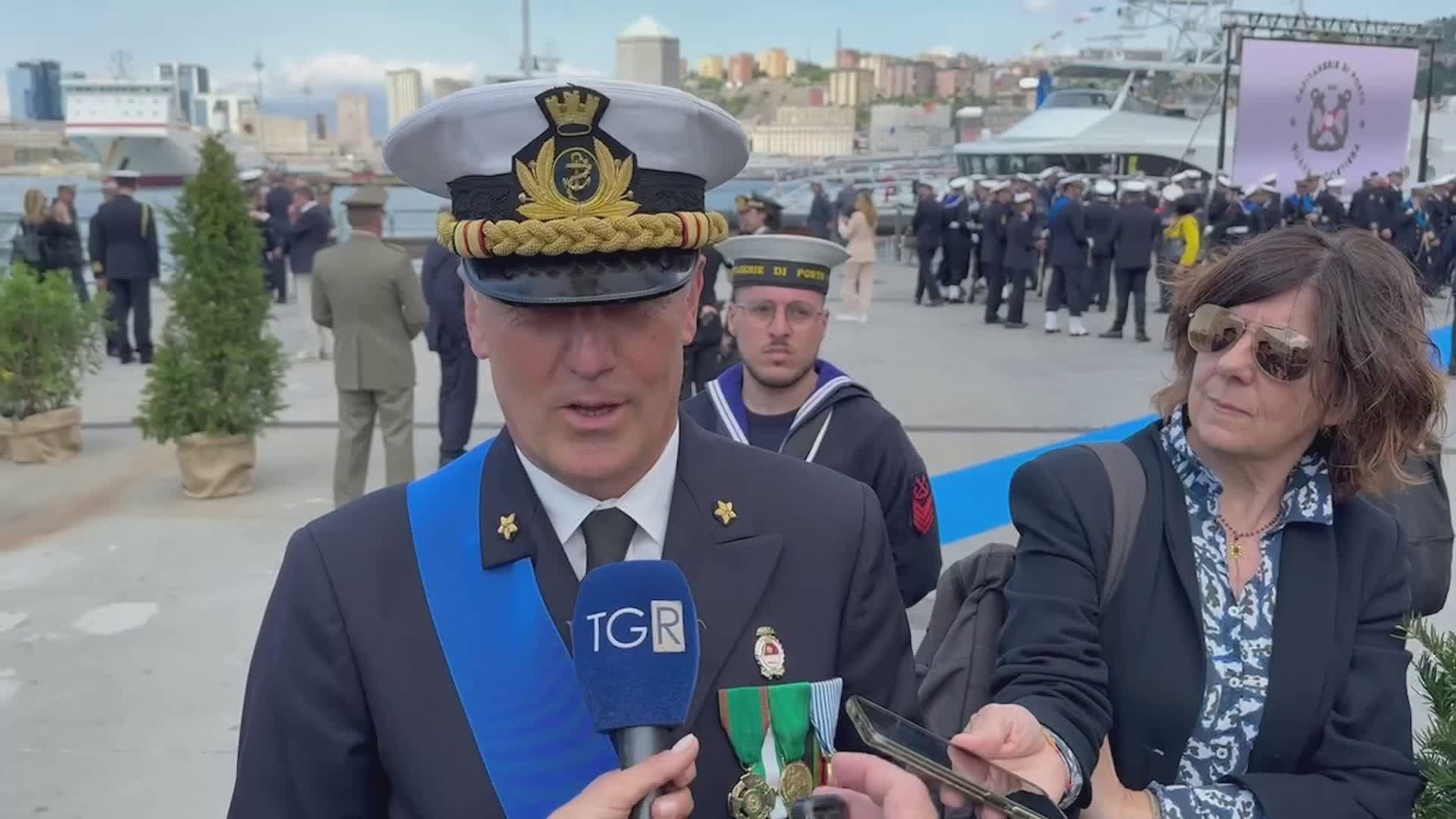 Genova, l'ammiraglio Ranieri a capo della Capitaneria: "Obiettivo continuità"