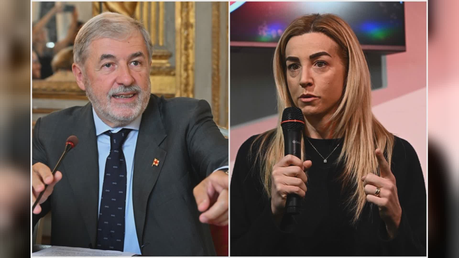Comunali, battaglia Salis-Bucci. La candidata: "Finita l'epoca dei bulletti". Il presidente: "Pessima caduta di stile, non le fa onore"