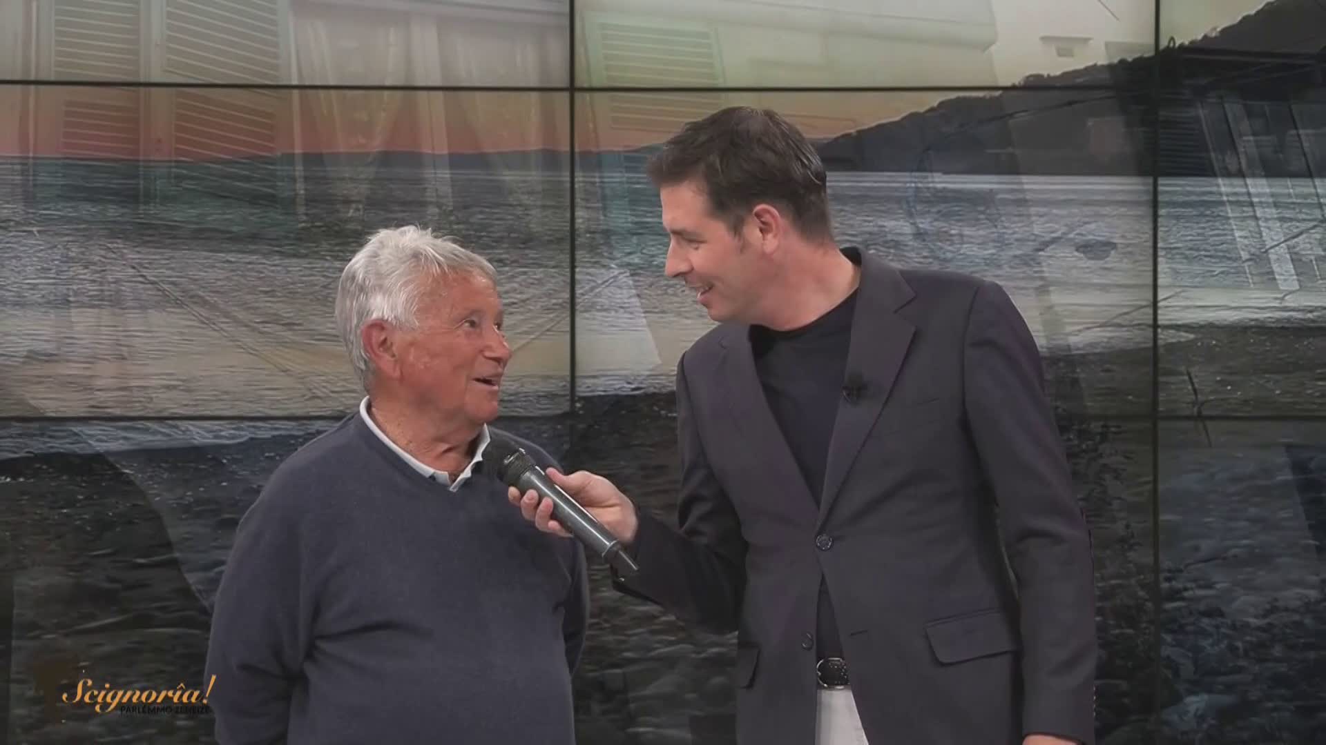 Genoa, la storia di Lino che dal 1973 pianta la bandiera sullo scoglio di Boccadasse