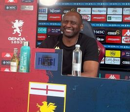 Il Genoa sfida il Milan, Vieira: “Vogliamo vincere per i tifosi, salvezza? Mai avuto dubbi. Ora lavoriamo per il futuro”
