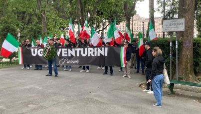 Genova, alta tensione nei giardini di Brignole: CasaPound ricorda Venturini a 50 anni dall'assassinio, contromanifestazione di Genova Antifascista