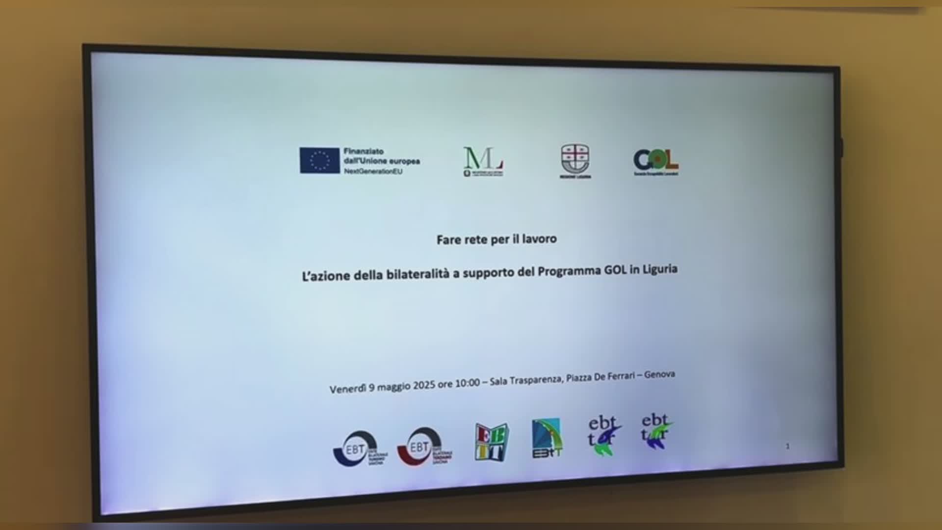 Lavoro, sinergia pubblico-privato: presentati i risultati del protocollo tra Regione Liguria ed Enti Bilaterali