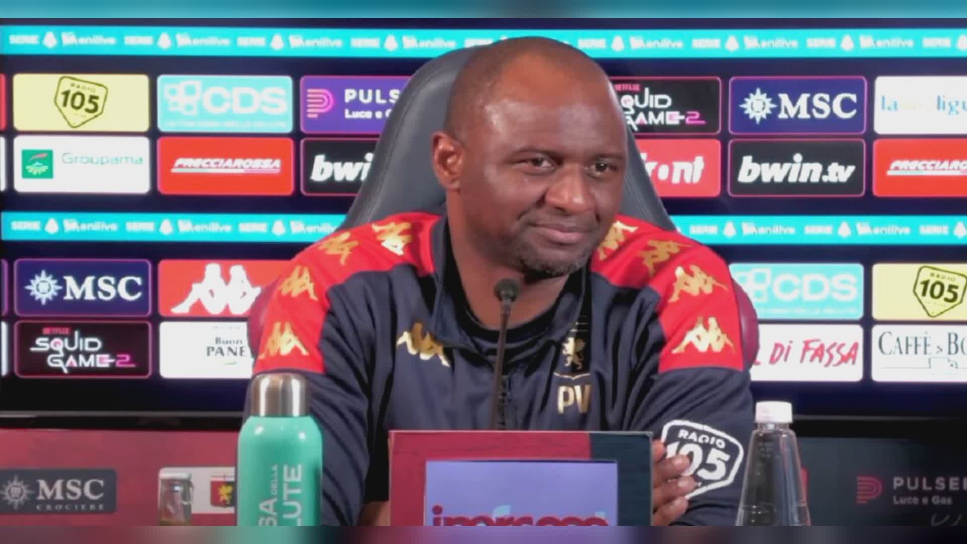 Genoa, Vieira: "Pronti a dare fastidio al Napoli, Vitinha è in fiducia"