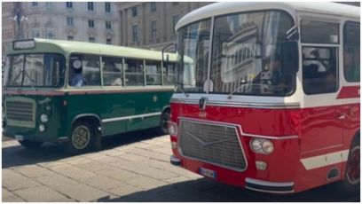 Autobus storici in mostra, Genova ha ospitato lo StoricBus Day 2025