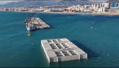 Consorzio PerGenova Breakwater, prosegue a pieno ritmo la costruzione della nuova Diga Foranea di Genova