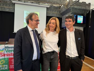 Amministrative, Bonelli e Fratoianni con Salis a Genova, ma sull’Agenzia per il nucleare AVS frena. Salis:”Non c’è contraddizione”