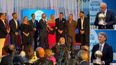 Portofino, grande successo a Castello Brown per il 2° Premio Telenord "Gianni Di Marzio": da Mancini a Gasperini, tutti i premiati