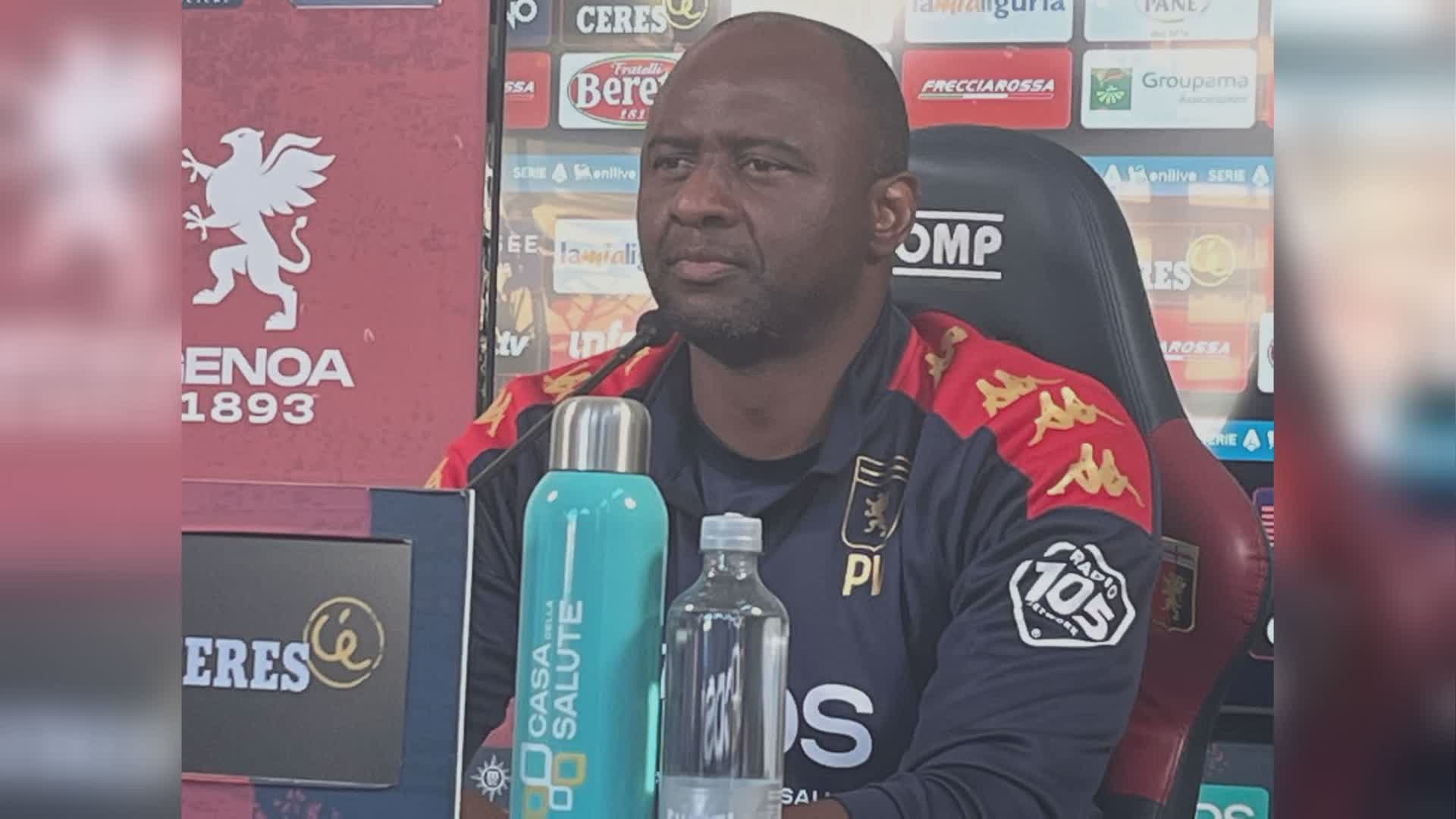 Genoa, il bilancio di Vieira: “Gruppo forte che non ha mai mollato. Vorrei rimanessero tutti. Il Bologna? “Siamo distanti”