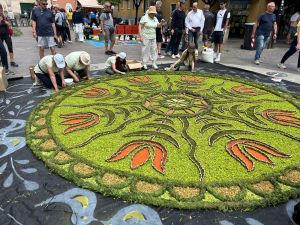 Pietra Ligure: a Benvenuti in Liguria voci e immagini dell'emozionante Infiorata 2025