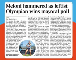 L’elezione di Silvia Salis a Genova conquista anche le pagine del Times