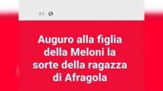 Minacce a figlia della Meloni, condanna da consiglio regionale Liguria