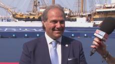 L'Amerigo Vespucci a Genova, ass. Lombardi a Telenord: "Eccellenza italiana nel mondo"