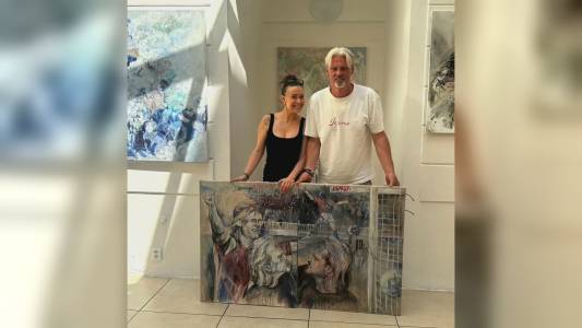 Skuhravy e il Genoa alla The Secret Gallery di Praga su una tela d'autore