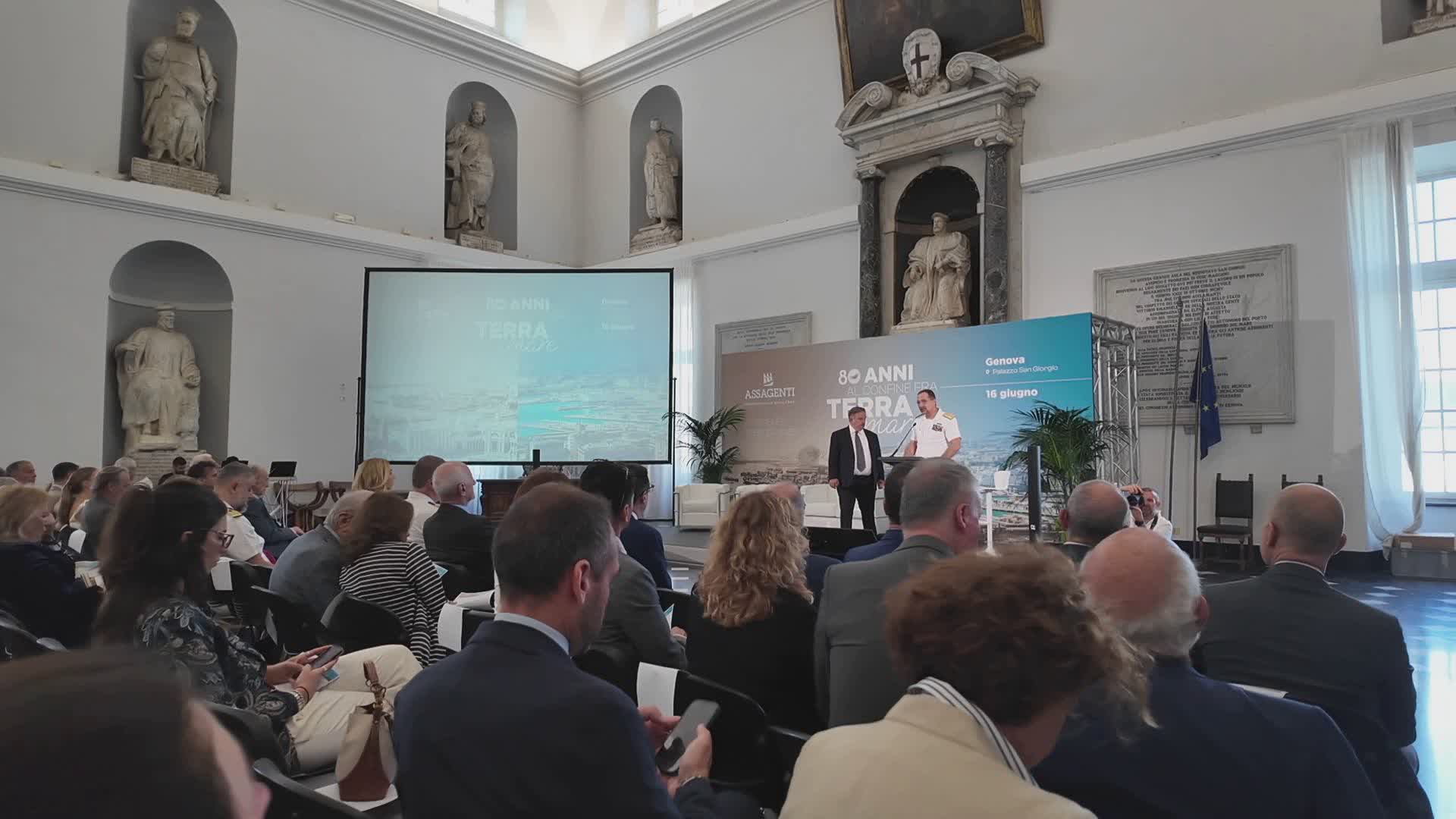 Genova, gli agenti marittimi celebrano 80 anni con una proposta per il Nord-Ovest