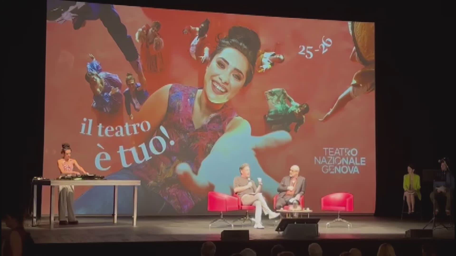 “Il Teatro è tuo”: cultura e inclusione nella nuova stagione del Teatro Nazionale di Genova