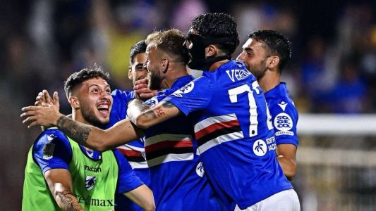 La Sampdoria è salva: a Salerno 2-0 prima della sospensione