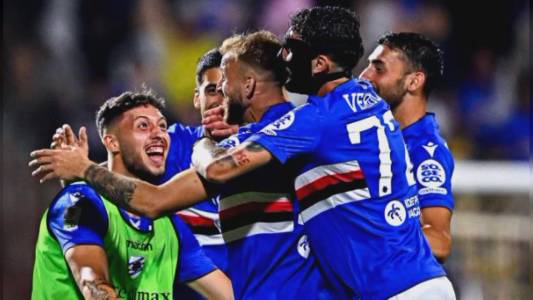 Sampdoria, playout interrotto: 0-3 a tavolino e due gare a porte chiuse per la Salernitana