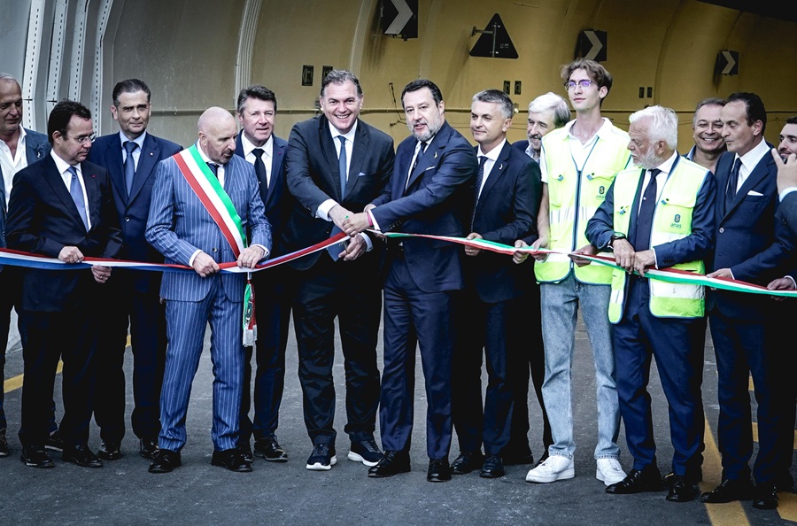 Il Tunnel di Tenda riapre dopo 5 anni: il taglio del nastro e l'inaugurazione
