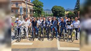 Inaugurato ad Andora il nuovo tratto ciclopedonale: 2,5 km affacciati sul mare
