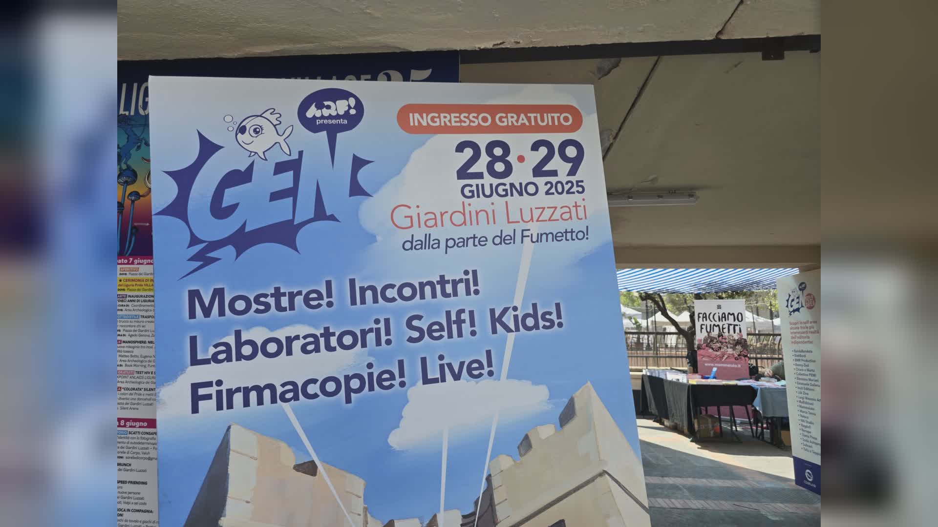 Fumetto e cultura pop 'invadono' i Giardini Luzzati: il 28 e il 29 giugno ecco il festival GEN
