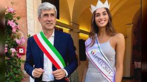 Sestri Levante: Ofelia Passaponti, Miss Italia 2024, in visita nella Bimare ricevuta dal sindaco Solinas