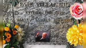 Paolo Villaggio, scomparso otto anni fa, guarda il suo mare dal cimitero di Sori