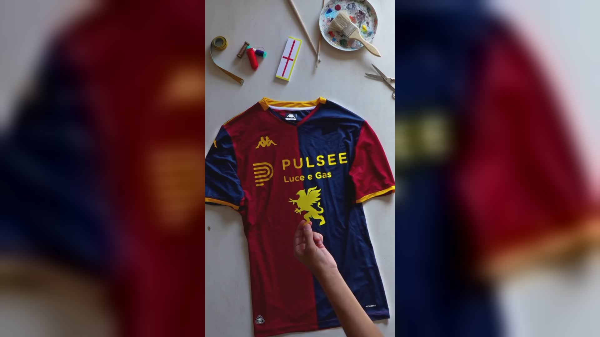 Genoa, ecco la nuova maglia Home con il Grifone vicino al cuore ...