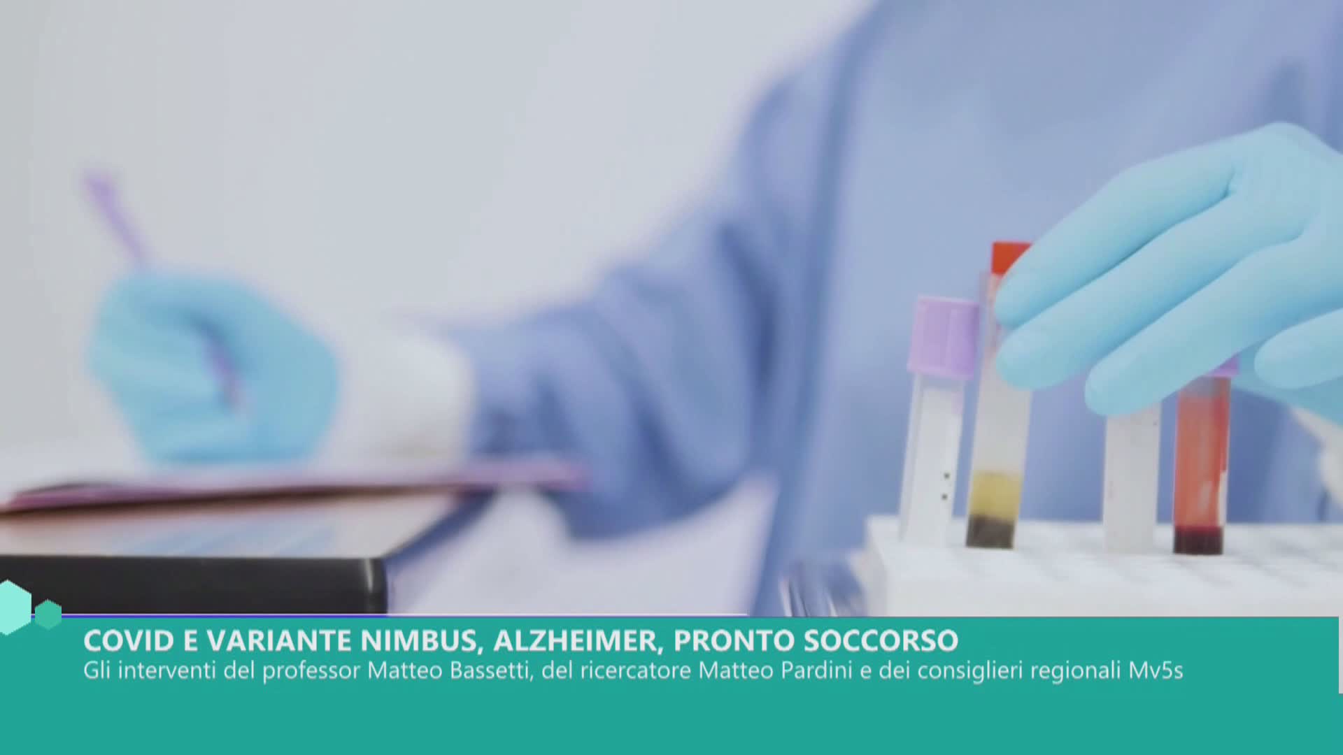 Tgn Salute: variante Nimbus del covid, alzheimer e pronto soccorso