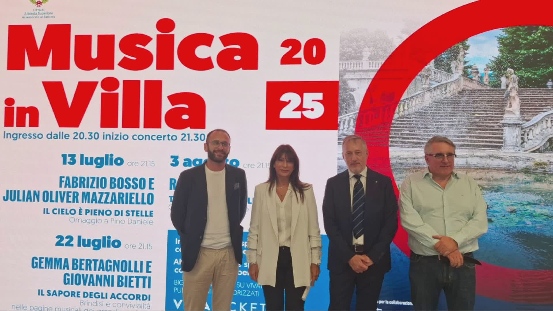Albisola Superiore, a Villa Gavotti tre concerti omaggio a Pino Daniele e Domenico Modugno
