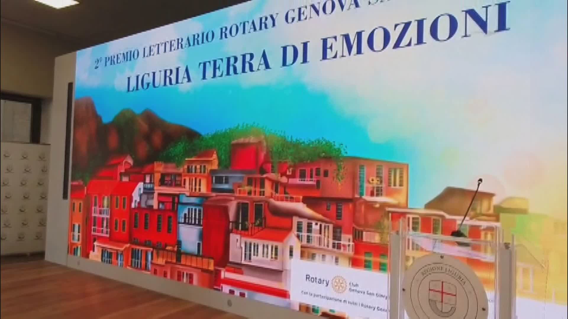 "Liguria terra di emozioni": prende il via la seconda edizione del Premio Letterario Rotary Club Genova San Giorgio