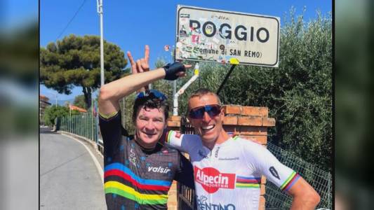Ciclismo, Sanremo: Bugno e Fondriest, misterioso blitz dei due veterani sul Poggio, "Stiamo preparando una sorpresa..."