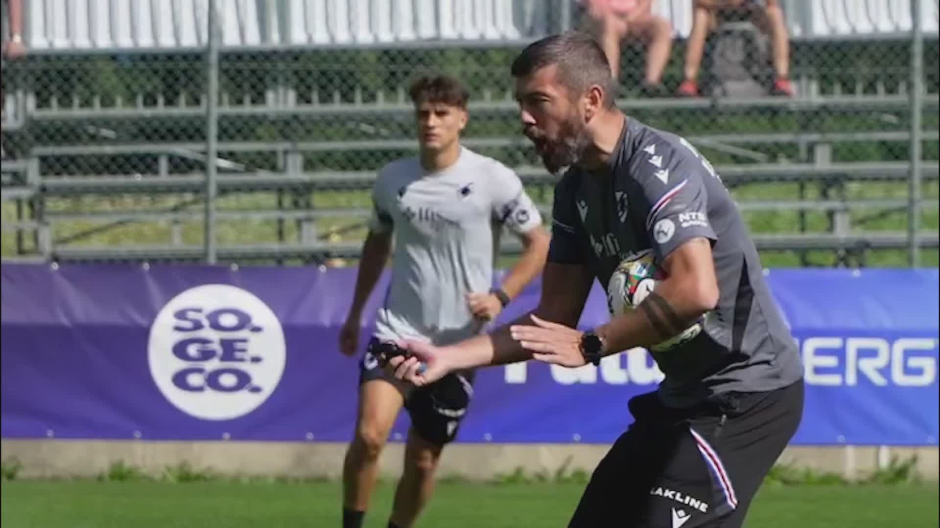 Sampdoria, Donati rullo compressore. E Depaoli scherza con i giovani nel fiume