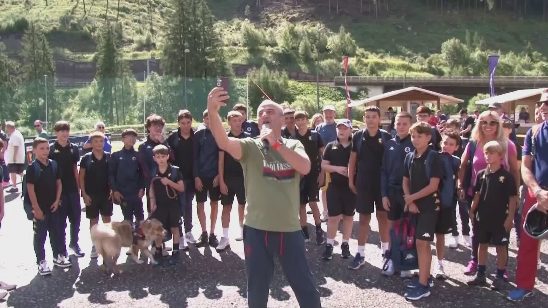 Auguri da Moena al "nostro" Claudio Onofri, storico capitano e bandiera del Genoa