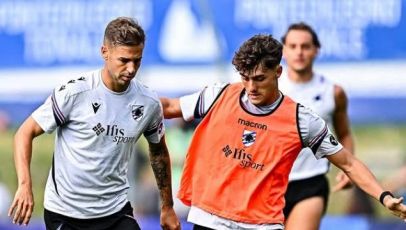 Sampdoria, le amichevoli con Nuova Camunia e Sant'Angelo Lodigiani in diretta su Telenord