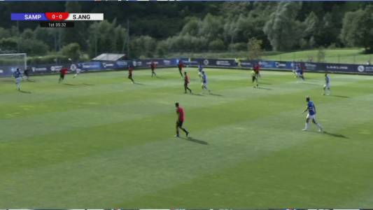 Sampdoria, Gli highlights dell'amichevole con Sant'Angelo. Donati: "Molto contento del gruppo"