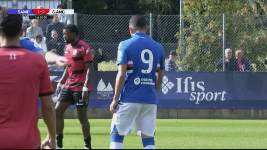 Sampdoria-Sant'Angelo, Flachi: "Ho visto già un'identità, serve più cattiveria sotto porta"