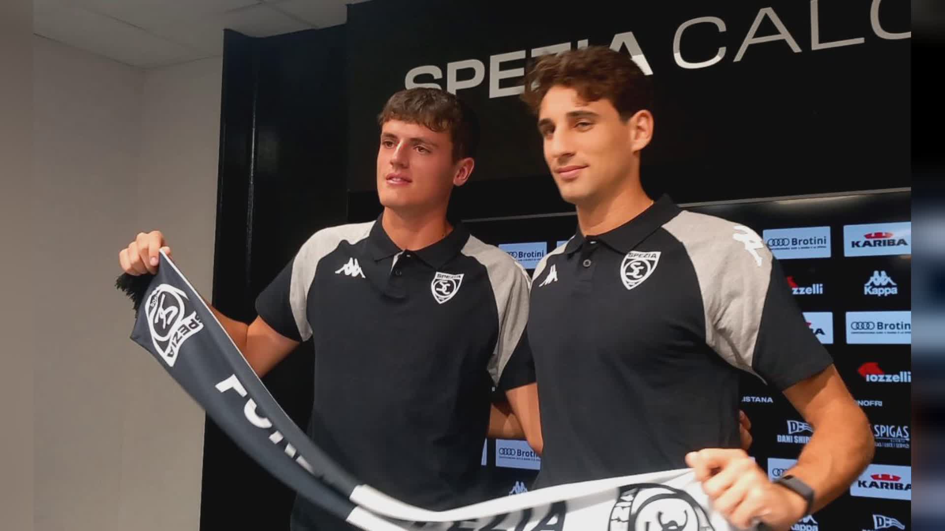 Spezia, il saluto di Cistana e Onofri: “Siamo carichi e pronti, vogliamo dare il massimo per la maglia”