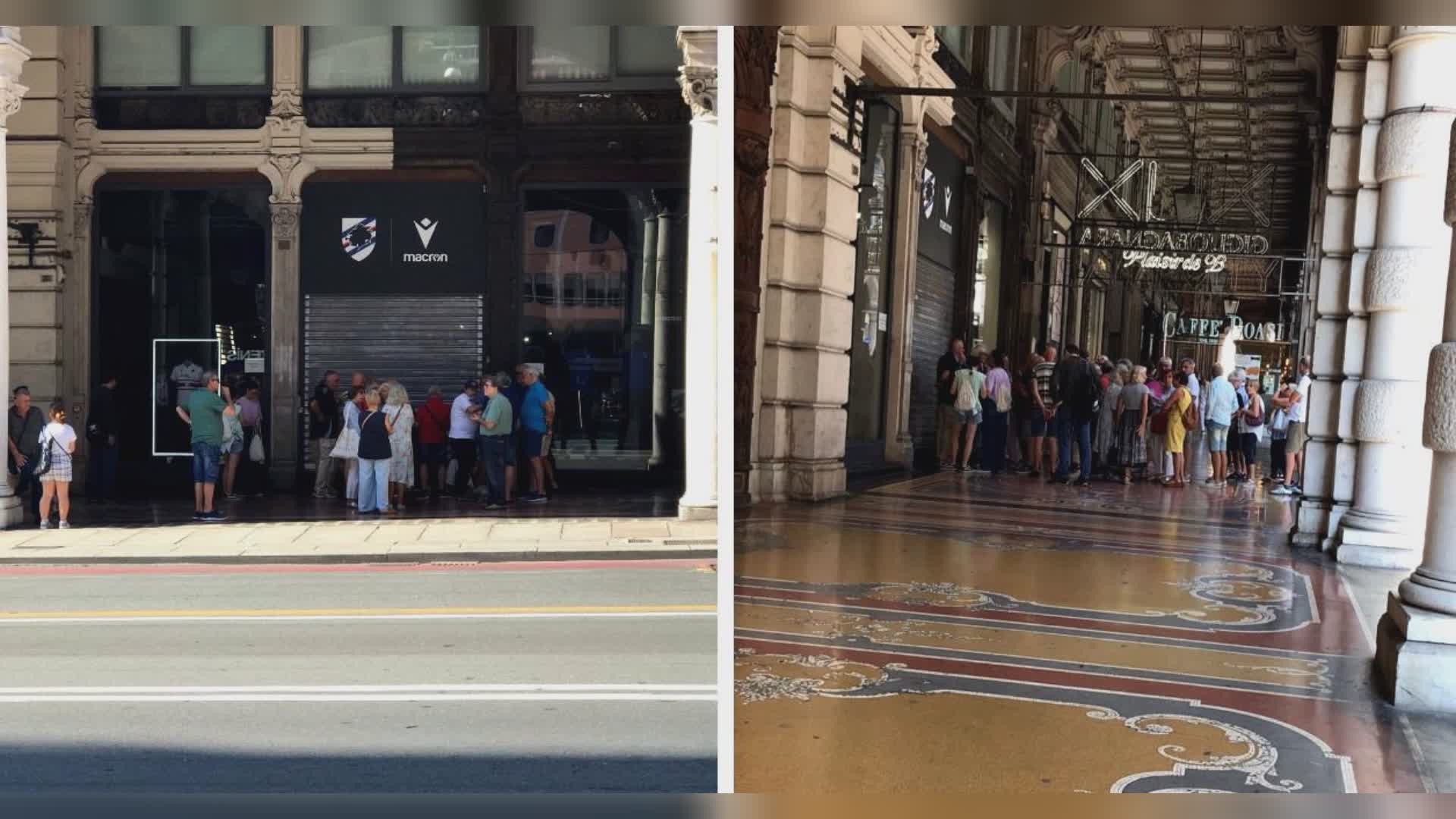 Sampdoria: corsa all'abbonamento, coda al Point nella giornata di cambio posto prima della vendita libera