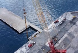 Vado Ligure: accelerano i lavori di ripristino del Pontile Bricchetto