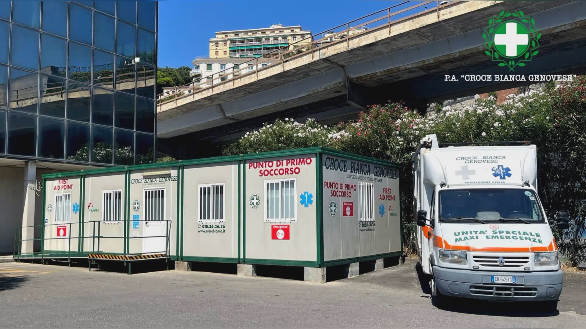 Riparazioni navali, riapre il Punto di primo soccorso: gestione affidata alla Croce Bianca Genovese