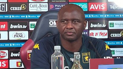 Genoa, Vieira alla prova Juventus: "Dobbiamo giocare con passione con i nostri tifosi. Obiettivo? La salvezza"