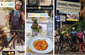 Ciclismo: Livorno-Imperia no stop, l'avventura social da 332 km dell'ex professionista Niccolò Bonifazio